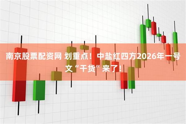 南京股票配资网 划重点！中盐红四方2026年一号文“干货”来了！
